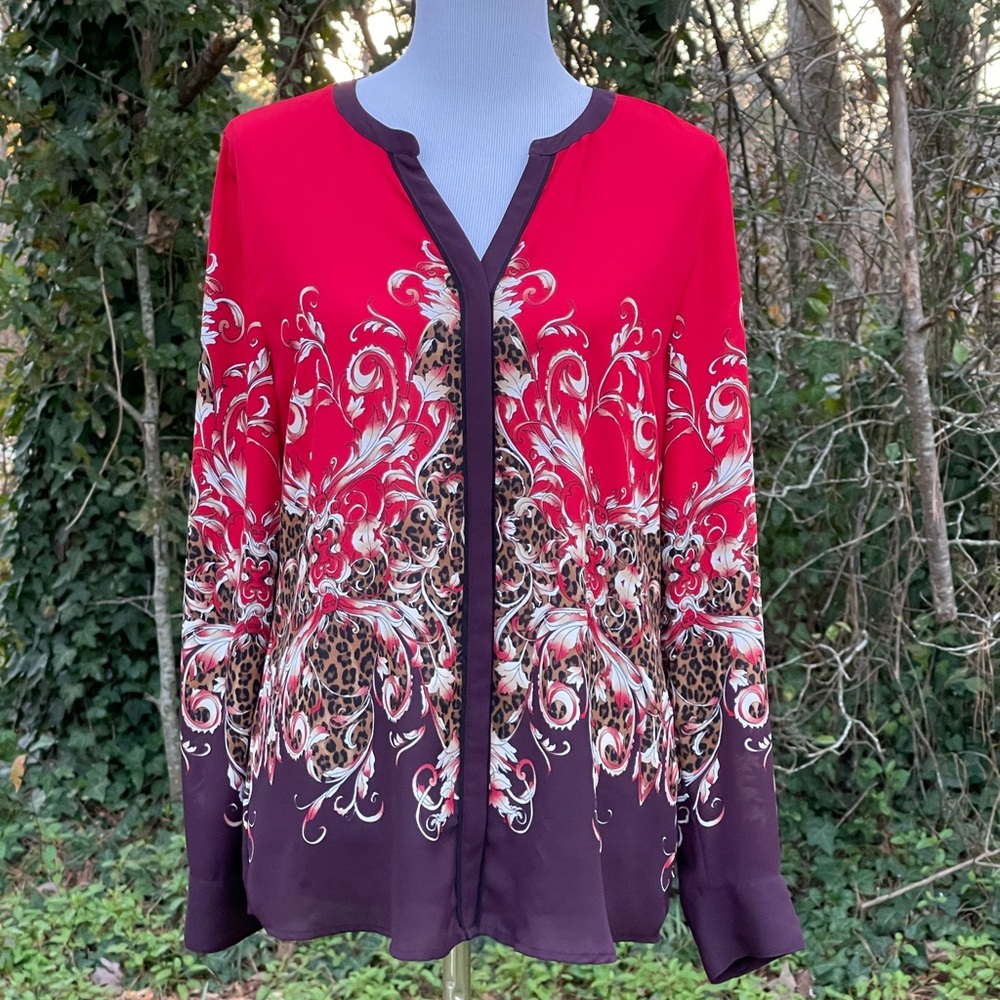 Dana Bachman Blouse. Size 10 - Picture 2 of 9